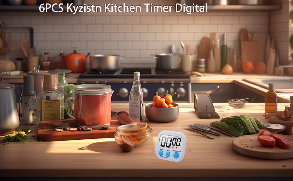 Stainless Steel Timer for Kitchen Cooking,