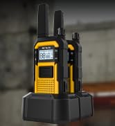 Retevis RB48 Waterproof Walkie Talkies, Heavy Duty Two Way Radio, Advanced Triple Proof, Vibratio...