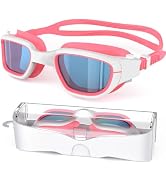 Zeligerstar Kids Swim Goggles,Swimming Goggles for Kids 6-14, Anti-Fog UV Protection Pool Goggles...