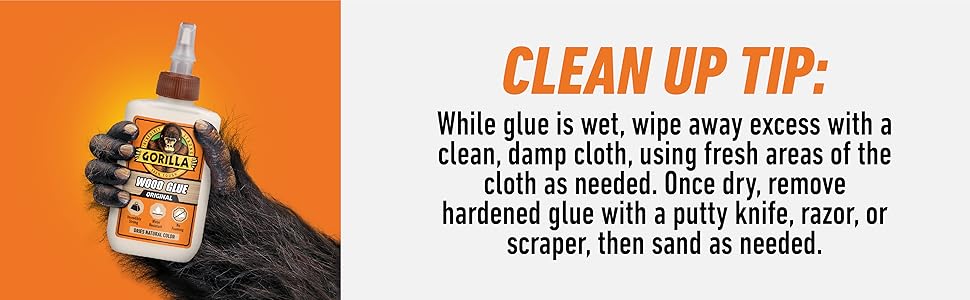 Wood Glue Clean Up