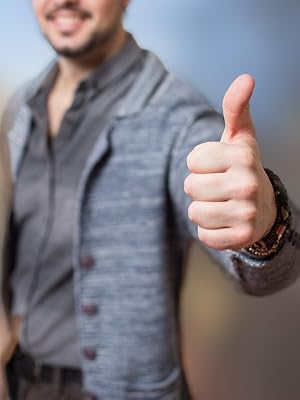 Man giving thumbs up
