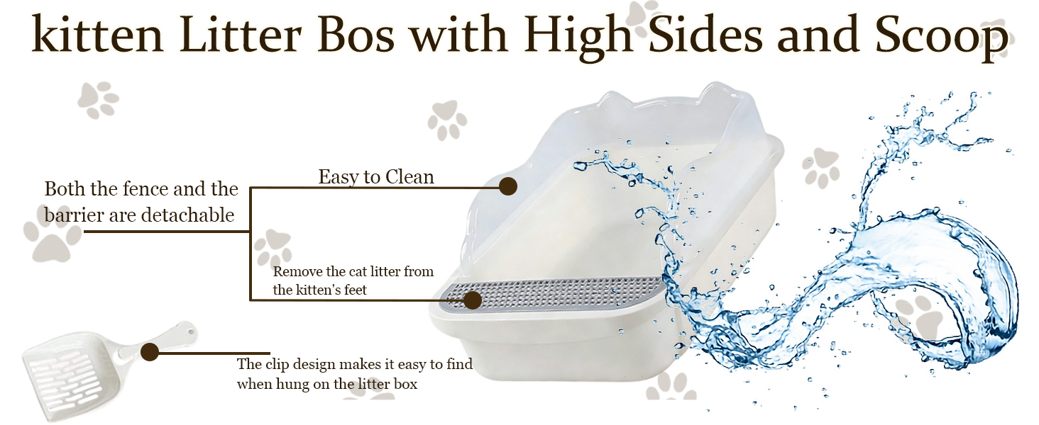 low entry litter box with strainer