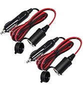 12V Cigarette Lighter Extension Cord 12FT -Car Charger Cigar Lighter Male Plug to Female Socket 1...
