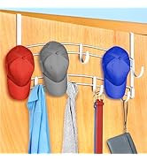 LYNK Professional Home Over The Door Hooks - 9 Hook Over The Door Hanger - Over Door Coat Rack ...