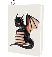 CRASPIRE Fantasy Book Cover Fabric Book Sleeve Polyester Western Dragon Cartoon Animation Stretch...