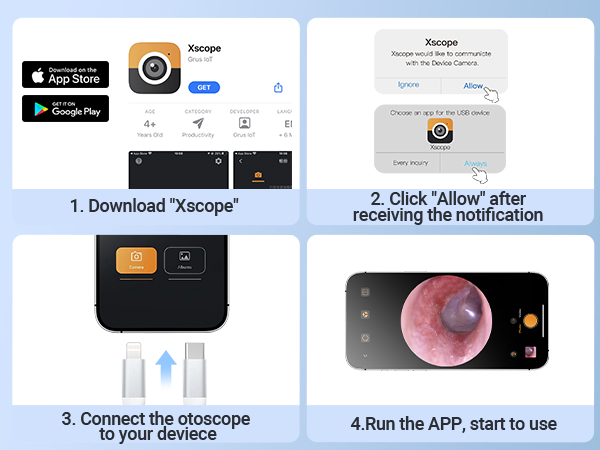 Otoscope with Light