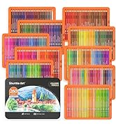 Shuttle Art 260 Colored Pencils, Colored Pencils for Adult Coloring, Vibrant Colors, Break Resist...