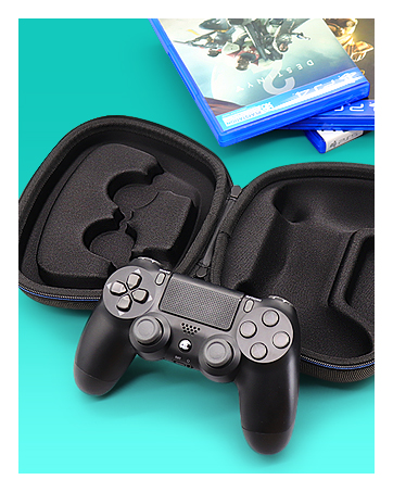 sisma ps4 wireless controller storage case travel protective bag
