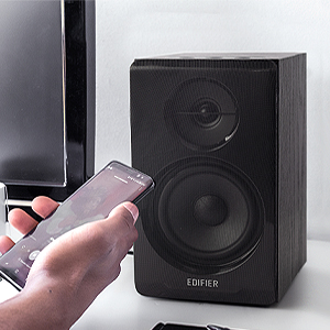 Active Bluetooth Computer Speakers - 2.0 Bookshelf Speaker - Powered Studio Monitor