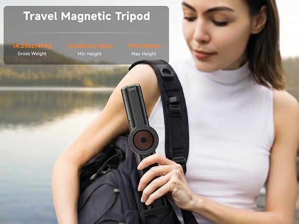 magnetic tripod tripode for iphone selfie stick compact travel portable tripod content creators