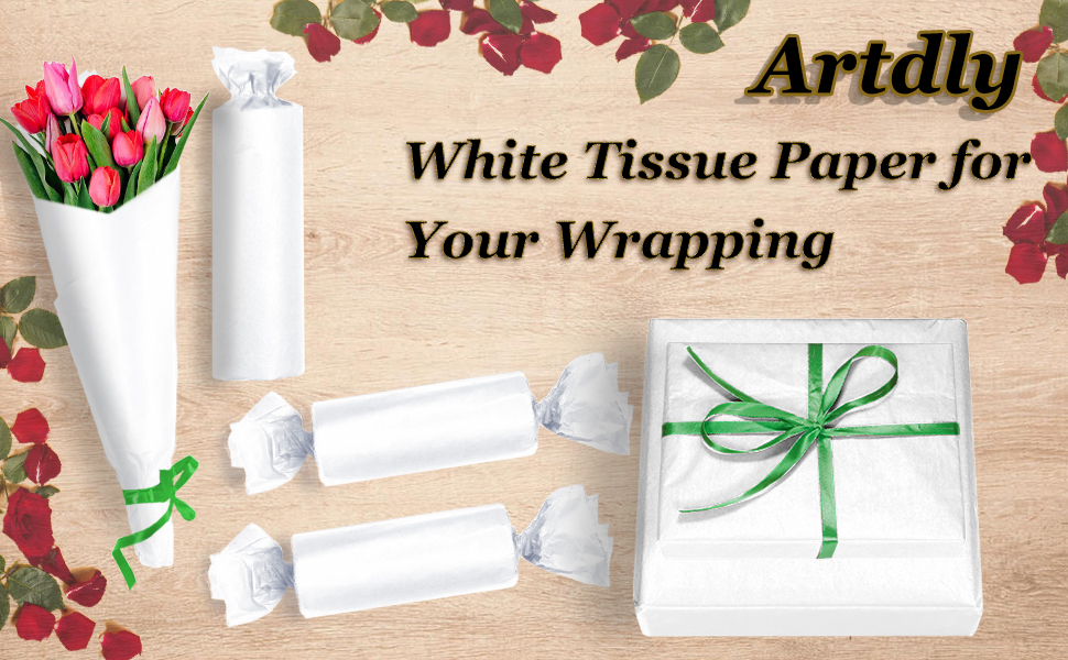 White Wrapping Tissue Paper Gift Wrapping Tissue Paper White Tissue Paper White Gift Tissue Paper