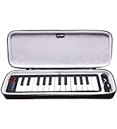 LTGEM Hard Case for Donner N-25 25 Key & Hercules DJ DJControl Starlight | Pocket MIDI Controller...