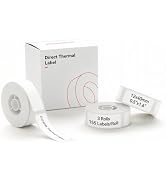 NIIMBOT 3 Roll Set Labels, 12x40mm(0.5''x 1.6''), Waterproof Thermal Label | Compatible with D110...