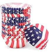qiqee Cupcake Liners Muffin Cupcake Cups 300-Count Food Grade U.S.A Design Cupcake Papers Baking ...