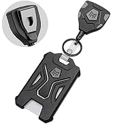 MNGARISTA 1 Pack Heavy Duty Badge Holder, Vertical ID Card Holder for Credit Cards, Clear ID Wind...