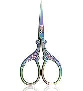 BIHRTC 3.6 Inch Mini Scissors Embroidery Scissors Sewing Crafting Scissors Stainless Steel Sharp ...
