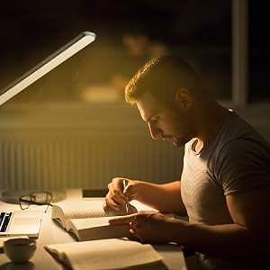 led desk lamp with wireless charger