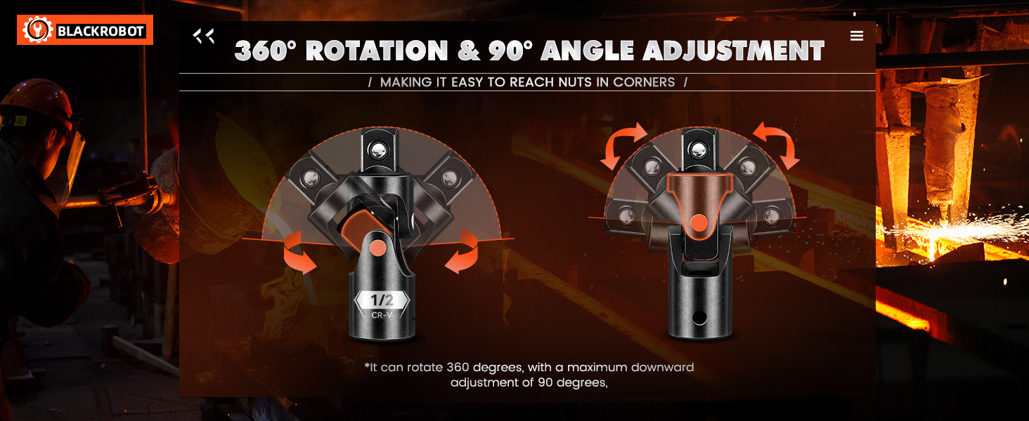 A+2-3PCS Universal Joint