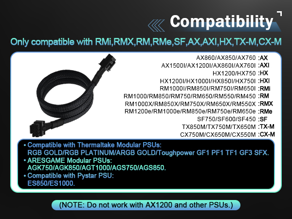 cpu power cables