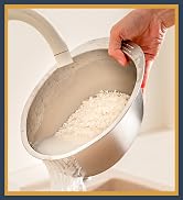 Small rice rinser
