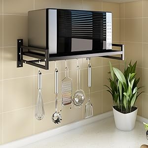 Wall Mount Rack Black
