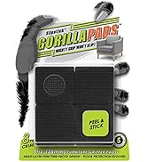 Slipstick GorillaPads CB150 Non Slip Furniture Pads/Rubber Grips (Set of 8) Self Adhesive Furnitu...
