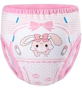 Littleforbig Soft Cotton Underwear Comfortable Washable Reusable Adult Training Pants - Baby Usagi