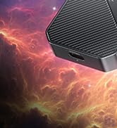 Fikwot FP107 1TB Magnetic Portable SSD, 2050MB/s USB 3.2 Gen 2x2 Portable SSD with RGB Lighting, ...