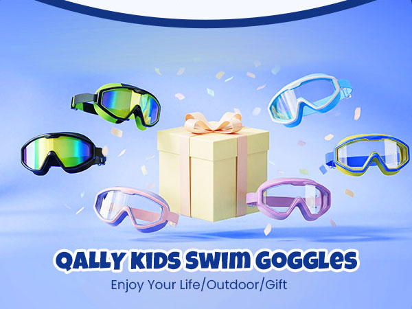 Kids swim goggles gift