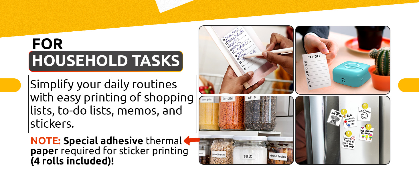 maquina para hacer stickers personalizados inkless printer mini phone printer photo sticker printer