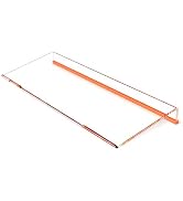 Beego Ergonomic Computer Keyboard Stand Holder Clear Acrylic Keyboard Riser Tilted Keyboard Holde...