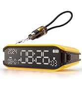 V-CHECKER Digital Alarm Clocks for Bedrooms, Small Portable Alarm Clock for Travle, Loud Alarm fo...