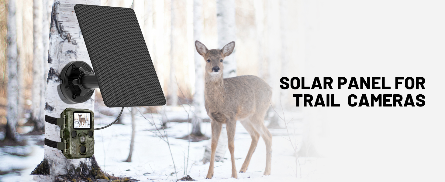 Trail Camera Solar Panel