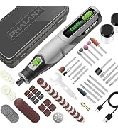 PHALANX Rotary Tool - 4V Cordless Rotary Tool Kit Accessories 80 PCS 2500mAh Battery, Preset 5 Sp...