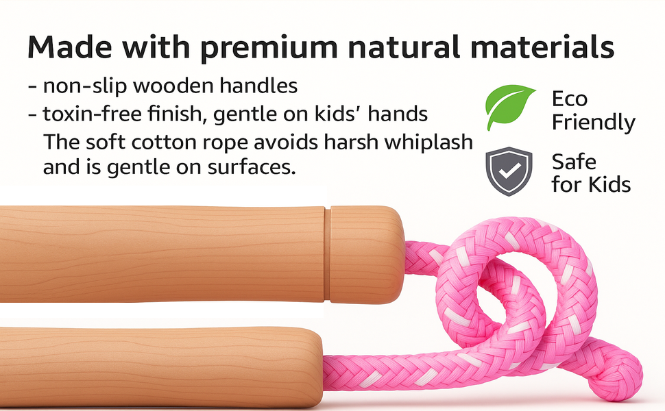 wooden jump rope