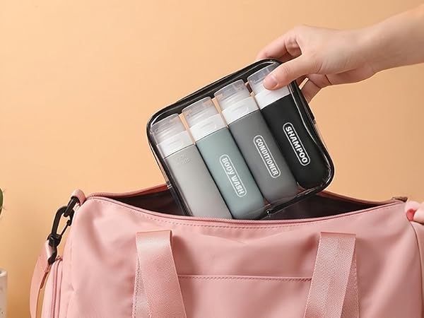 silicone travel bottles