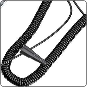 test light with spring wire