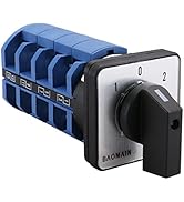 Baomain Rotary Selector Cam Changeover Switch AC 660V 63A 3 Positions 4NO+4NC SZW26-63/D404.4