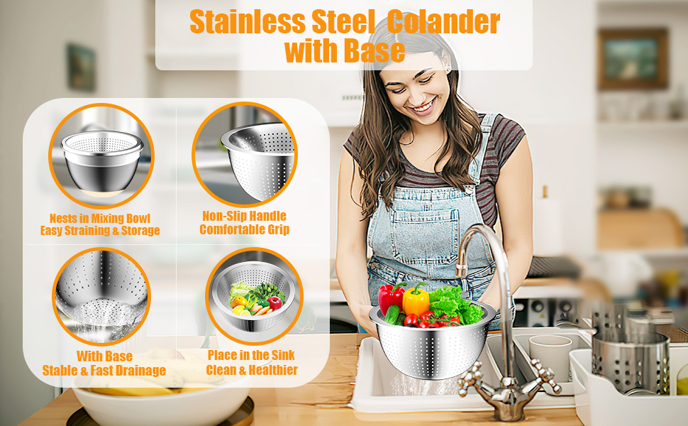 stainless steel mixing bowls