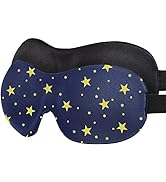 AMAZKER Sleep Eye Mask for Men Women 3D Contoured Cup, Concave Molded, Block Out Light, Molded So...