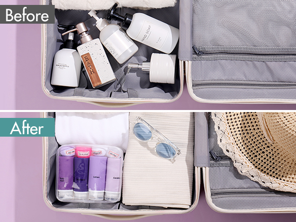 travel size toiletries, travel bottles for toiletries, tsa approved travel bottles, travel bottles