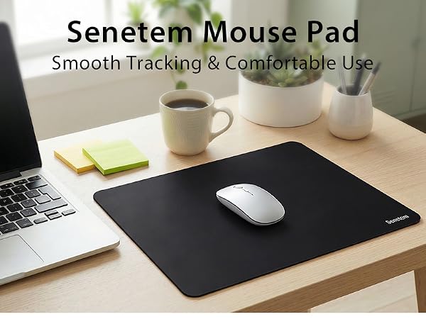 Senetem Mouse Pad Smooth Tracking & Comfortable Use 2