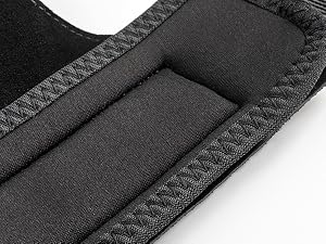 REINFORCED STITCHING AND NEOPRENE PADDING