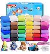 Air Dry Clay, 36 Colors Magic Foam DIY Molding Clay for Slime add ins & Slime Supplies