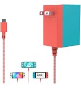 Switch Charger for Nintendo Switch,AC Adapter Power Supply for Nintendo Swtich Lite/OLED/Pro Cont...