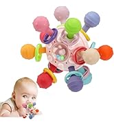 TOHIBEE Baby Montessori Sensory Toys for 0-6 6-12 Months, Baby Teether Teething Toys for Babies 0...