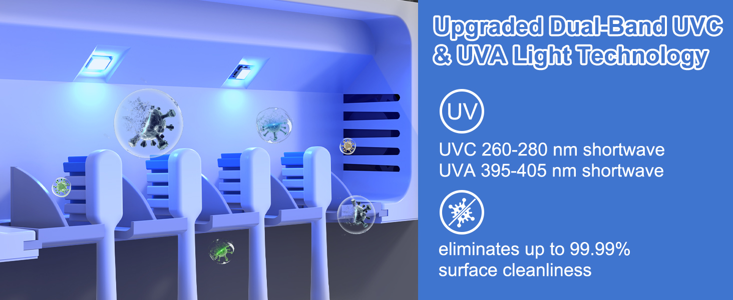 uv toothbrush sanitizer holder