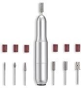DenniesCare Electric Nail Drill File Professional for Acrylic Gel Dip Powder Nails Portable Nail ...