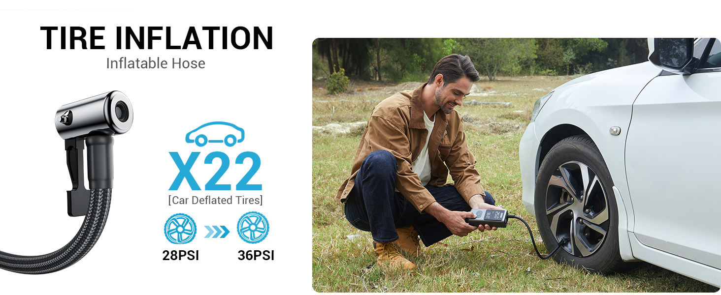 Tire Inflator Portable Air Compressor