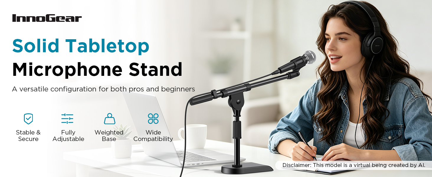 desktop mic stand